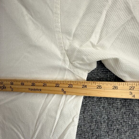 Kuhlman Button Up Long Sleeve Dress Shirt White Size 43 Cotton Textured Men - Picture 6 of 16